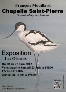 PEINTURE - Vernissage de FRANCOIS MOUILLARD le samedi 23 juin 2012 à partir de 18h00.