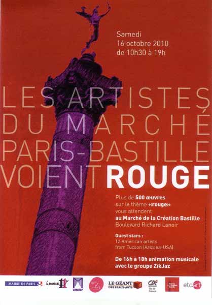 PEINTURE - Vernissage de COSETTE PATAROT le samedi 16 octobre 2010 à partir de 15h00.