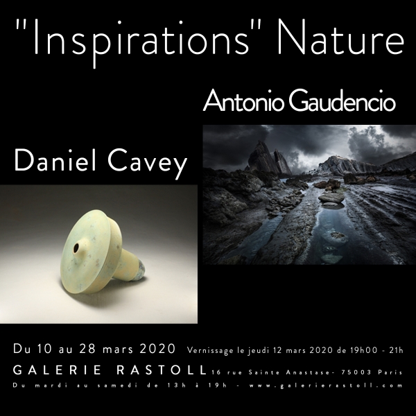- Vernissage de Antonio Gaudencio et daniel Cavey le jeudi 12 mars 2020 à partir de 19h00.