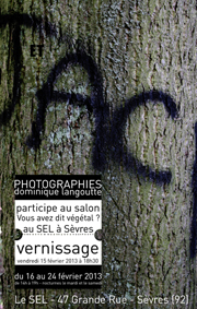 SCULPTURE - PHOTOGRAPHIE - PEINTURE - Vernissage de 2XDI le vendredi 15 février 2013 à partir de 18h30.