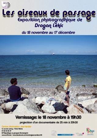 PHOTOGRAPHIE - Vernissage de DRAGAN LEKIC le mardi 18 novembre 2014 à partir de 19h30.