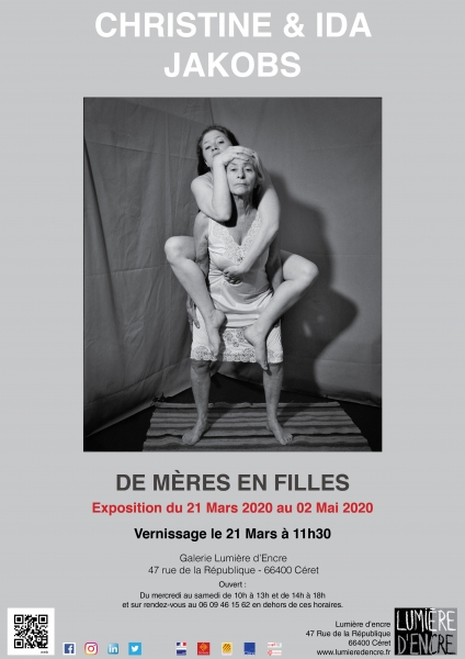 - Vernissage de Christine & Ida Jakobs le samedi 21 mars 2020 à partir de 10h30.