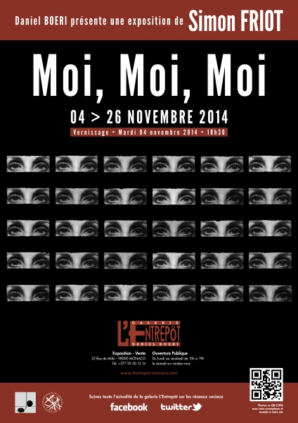 PHOTOGRAPHIE - Vernissage de Simon FRIOT le mardi 04 novembre 2014 à partir de 18h30.