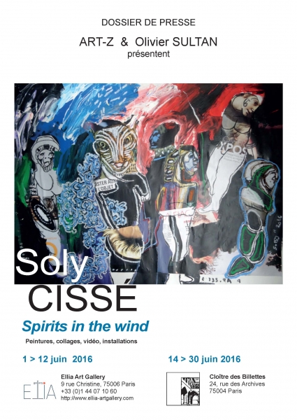 PEINTURE - Vernissage de SOLY CISSE le jeudi 02 juin 2016 à partir de 18h00.
