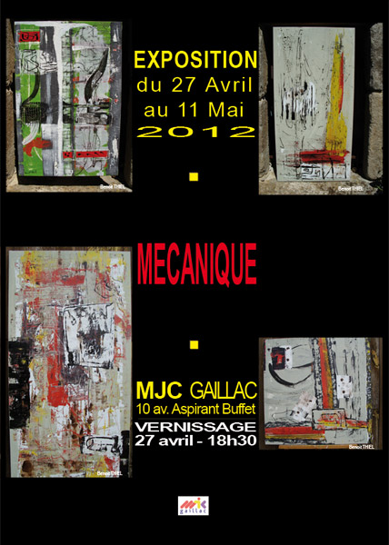 PEINTURE - Vernissage de BENOIT THIEL le vendredi 27 avril 2012 à partir de 18h30.