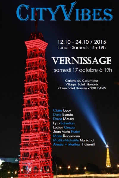 PHOTOGRAPHIE - Vernissage de Lyza SAHERTIAN le samedi 17 octobre 2015 à partir de 19h00.